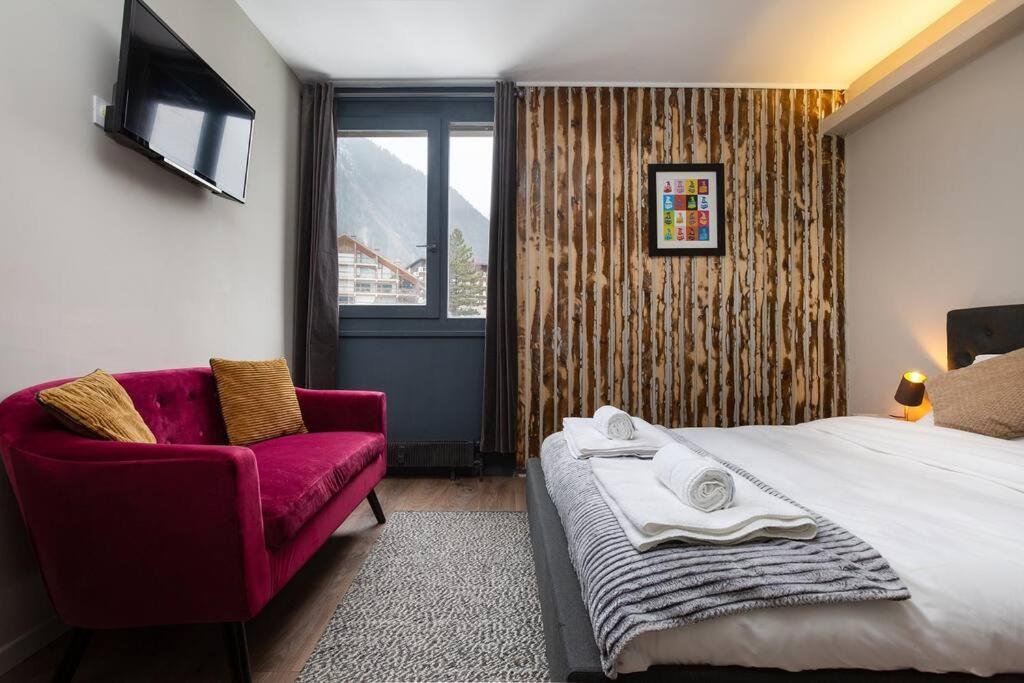 Beautiful Cosy, Modern Studio In Chamonix Centre Eksteriør bilde